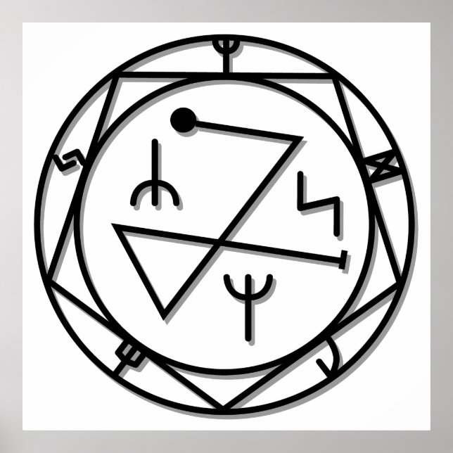 Zdravje Magični Znak Poster (Vorne)