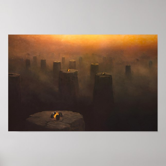 Zdzislaw Beksinski Kunst Poster (Vorne)