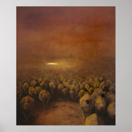 Zdzislaw-Beksinski-Kunststil Poster