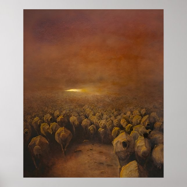 Zdzislaw-Beksinski-Kunststil Poster (Vorne)
