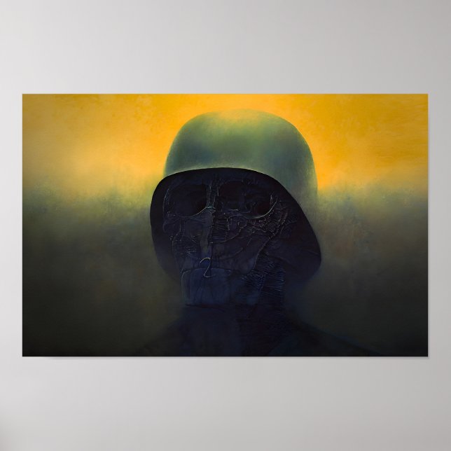 Zdzislaw-Beksinski-Kunststil Poster (Vorne)