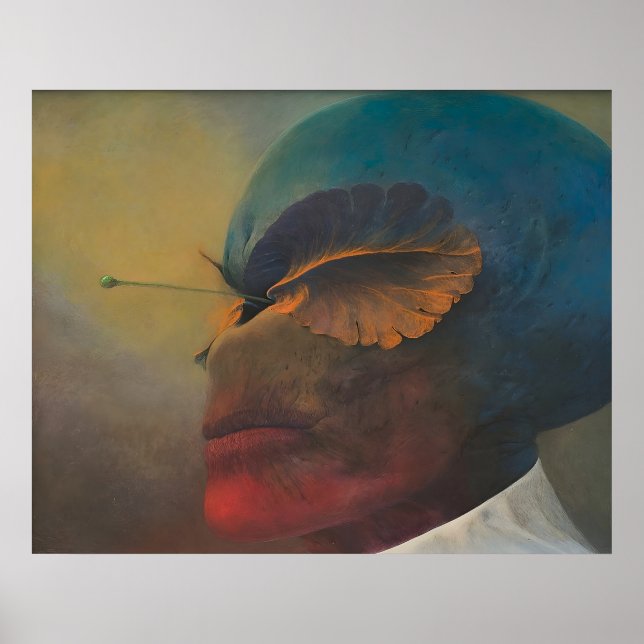 Zdzislaw Beksinski Malerei Poster (Vorne)