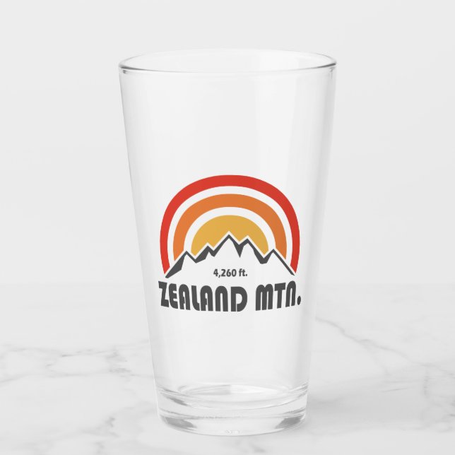 Zealand Mountain New Hampshire Glas (Vorderseite)