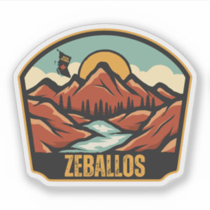 Zeballos, British Columbia Aufkleber