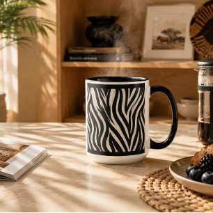 "ZEBRA" 11 OZ. KAFFEE TASSE