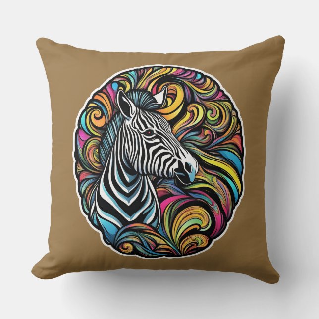 Zebra 1 kissen (Vorderseite)