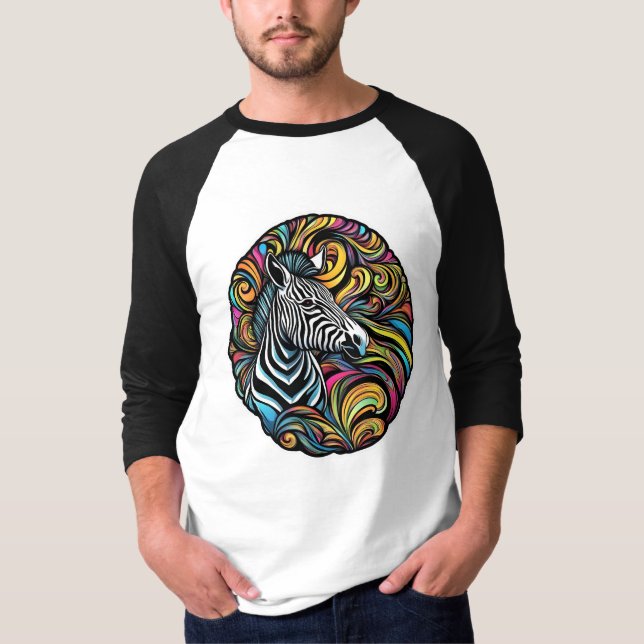 Zebra 1 T-Shirt (Vorderseite)