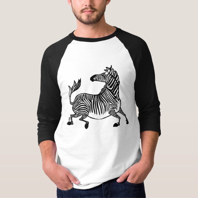 Zebra 4 Tshirt (Vorderseite)