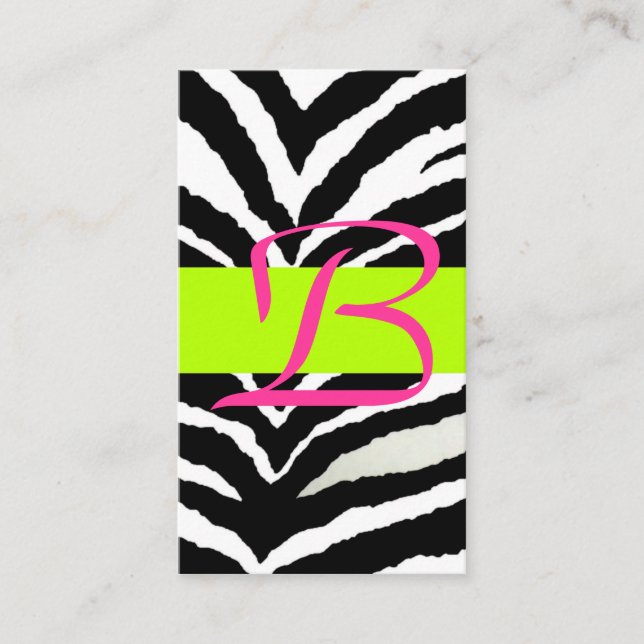 Zebra-Abschlusskarte Begleitkarte (Vorderseite)