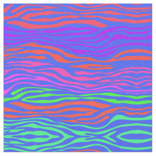 Zebra Abstrakt Stoff