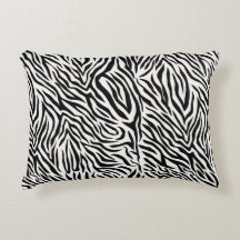 Zebra Accent Pillow 16" x 12"