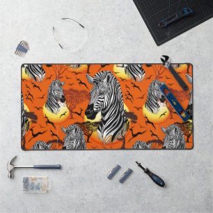 Zebra African Savanna Wild Animal Schreibtischunterlage