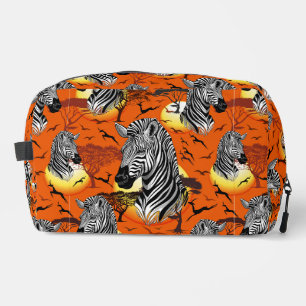 Zebra African Savanna Wild Animal Waschbeutel