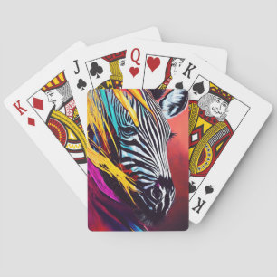 Zebra Animal Discovery Adventure Nature Planet Spielkarten