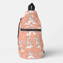 Zebra Animal Line Set Crossbody Bag