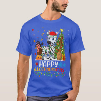 Zebra Animal Lover Funny Happy Zebra HelloDankeMa T-Shirt