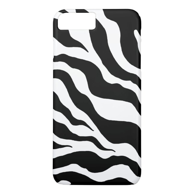 Zebra Animal Print iPhone Case (Rückseite)