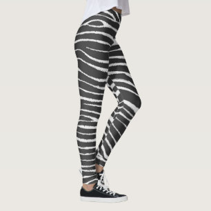 Zebra Animal Print Leggings