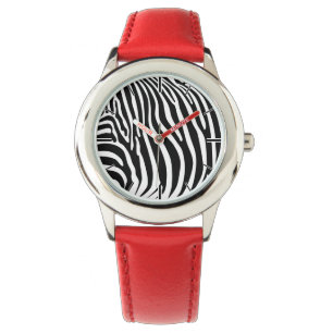 Zebra Animalprint Armbanduhr