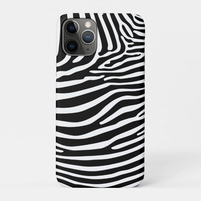 Zebra Animalprint Case-Mate iPhone Hülle (Rückseite)
