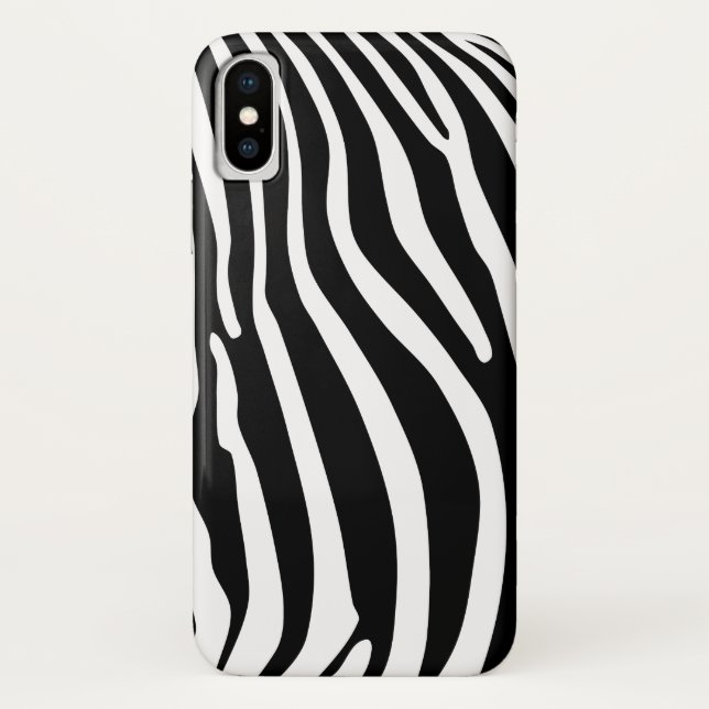 Zebra Animalprint Case-Mate iPhone Hülle (Rückseite)