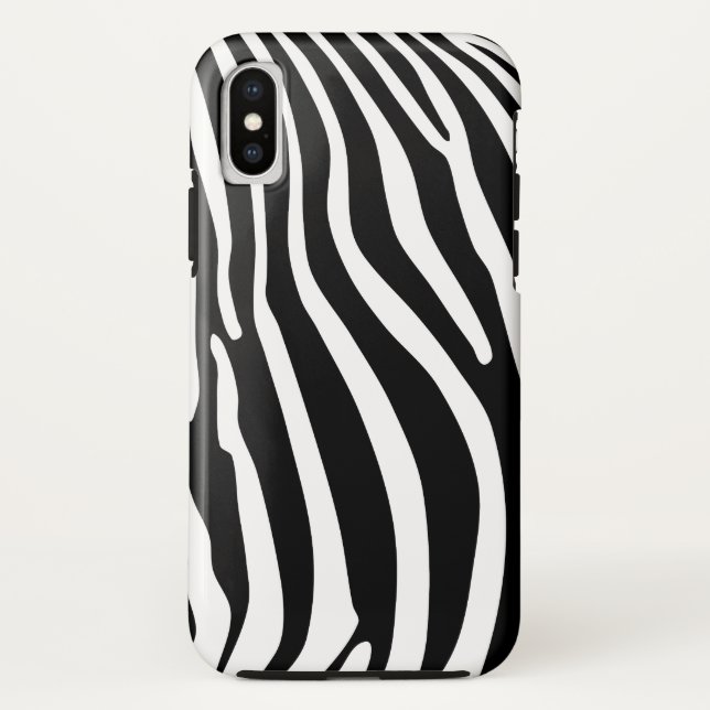 Zebra Animalprint Case-Mate iPhone Hülle (Rückseite)