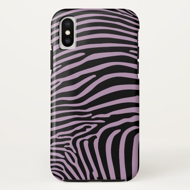 Zebra Animalprint Case-Mate iPhone Hülle (Rückseite)