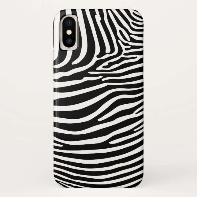 Zebra Animalprint Case-Mate iPhone Hülle (Rückseite)