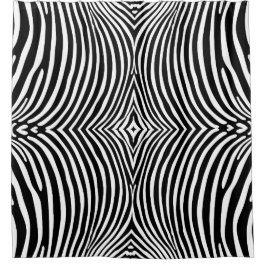 Zebra Animalprint Duschvorhang