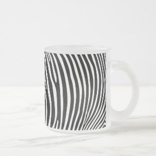 Zebra Animalprint Mattglastasse