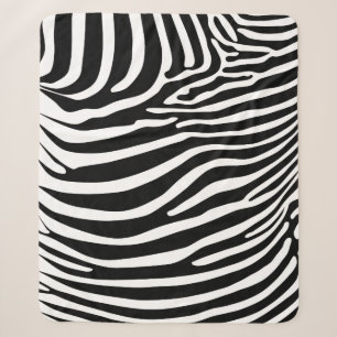 Zebra Animalprint Sherpadecke