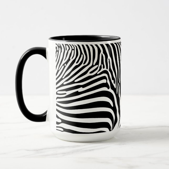Zebra Animalprint Tasse (Links)