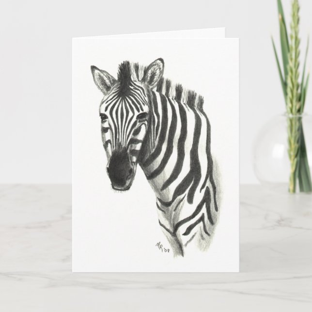 Zebra-Anmerkungs-Karte Karte (Vorderseite)