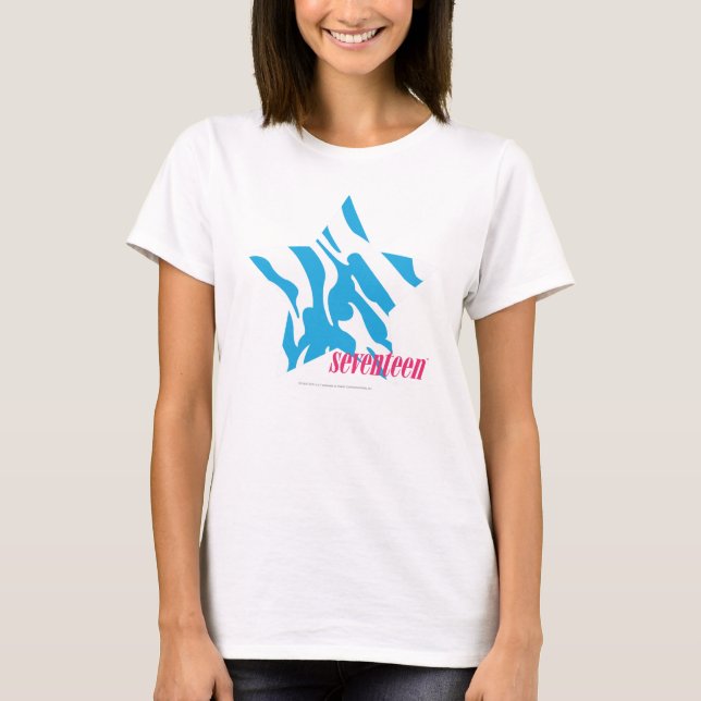Zebra Aqua 3 T-Shirt (Vorderseite)