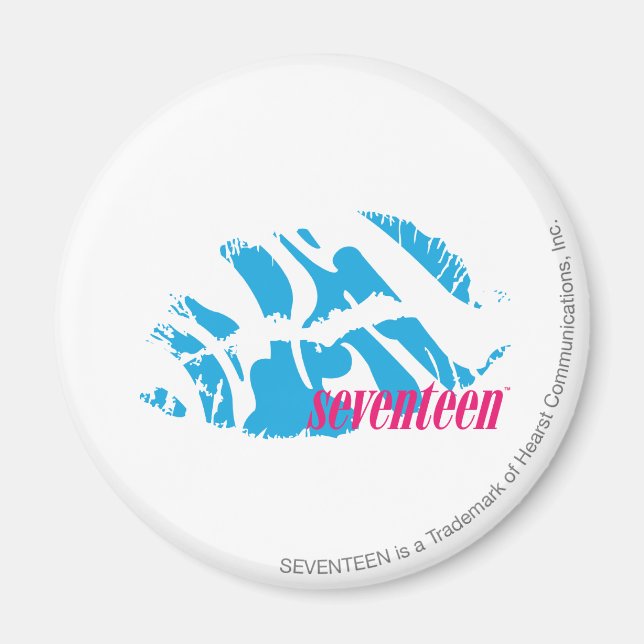 Zebra Aqua Magnet (Vorne)