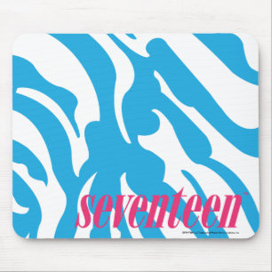 Zebra-Aqua Mousepad