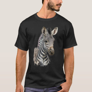 Zebra-Aquarell T-Shirt