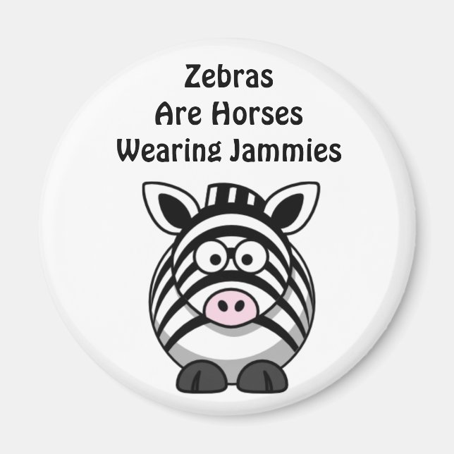 Zebra Art Magnet (Vorne)