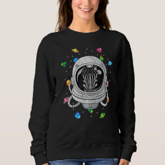 Zebra Astronaut Animal Deep in Space Cosmic Univer Sweatshirt