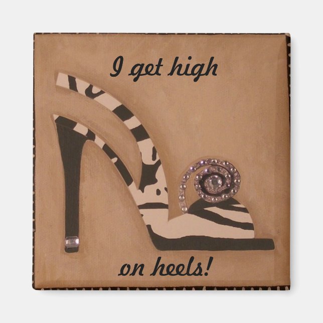 Zebra, Baby! Magnet (Vorne)