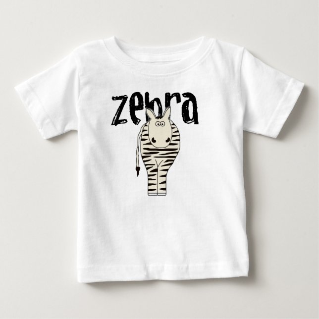 Zebra Baby T-shirt (Vorderseite)