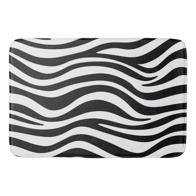 Zebra Badematte (Vorderseite)