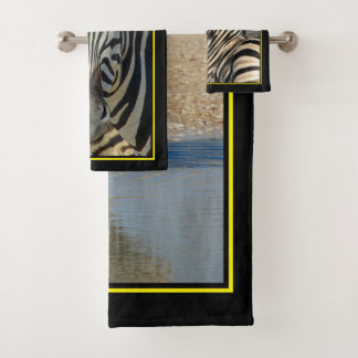 Zebra Bath Handtuch Set