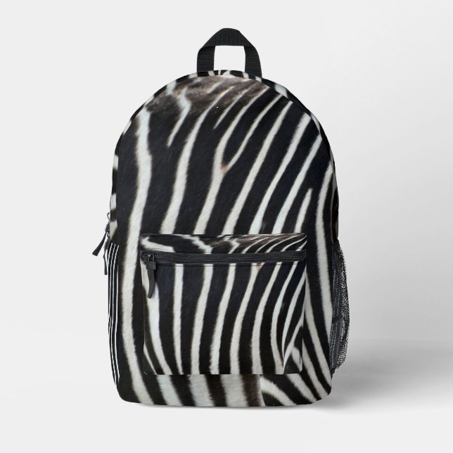 Zebra  bedruckter rucksack (Vorderseite)