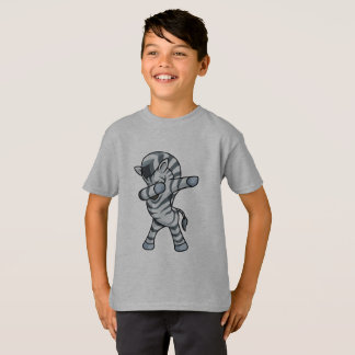 Zebra-betupfender T - Shirt-Jungen-Klecks-Tanz T-Shirt
