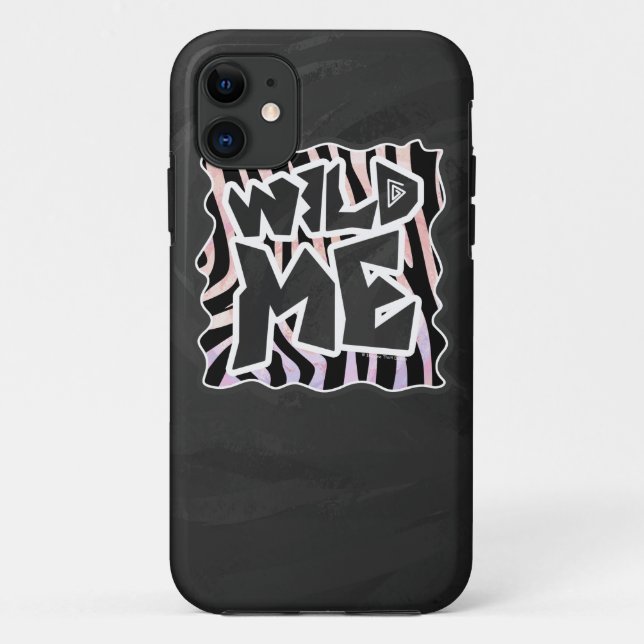 Zebra Black and Pink Wild me Case-Mate iPhone Hülle (Rückseite)