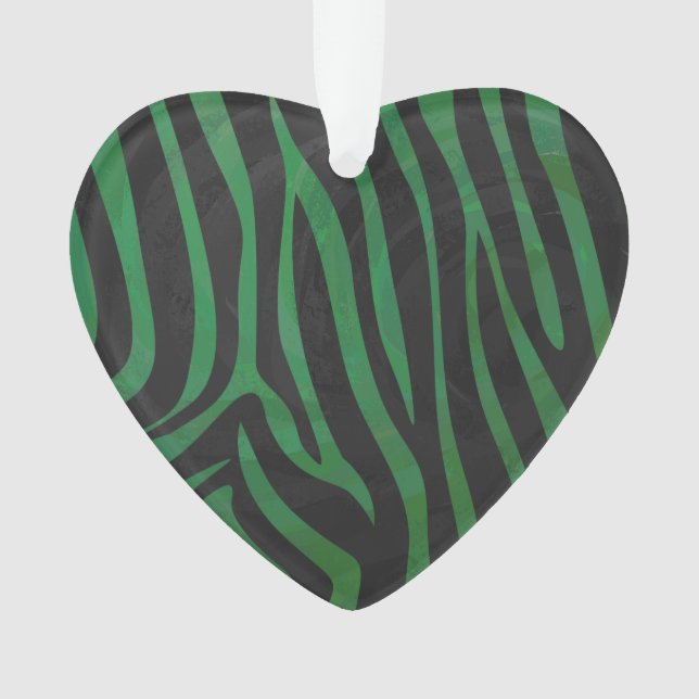 Zebra Black et Green Print (devant)