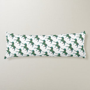 Zebra Black und Green Print Seitenschläferkissen