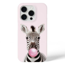 Zebra Blown Pink Bubble Gum Spielkunst