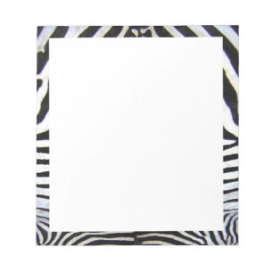 Zebra Border Notizblock